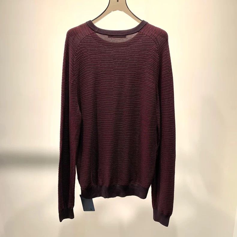 Louis Vuitton Louis Vuitton Striped Black Red Sweater Size US L / EU 52-54 / 3 - 2 Thumbnail