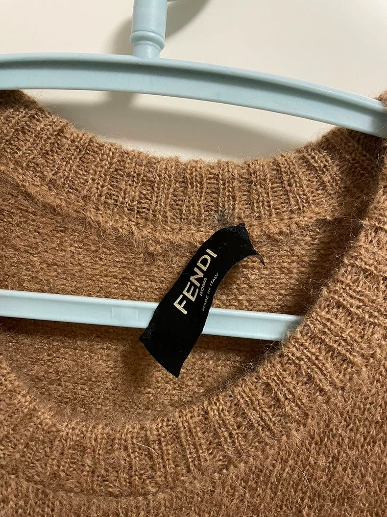 Fendi Fendi Runway Knit Vest Embroidered Size US M / EU 48-50 / 2 - 2 Thumbnail