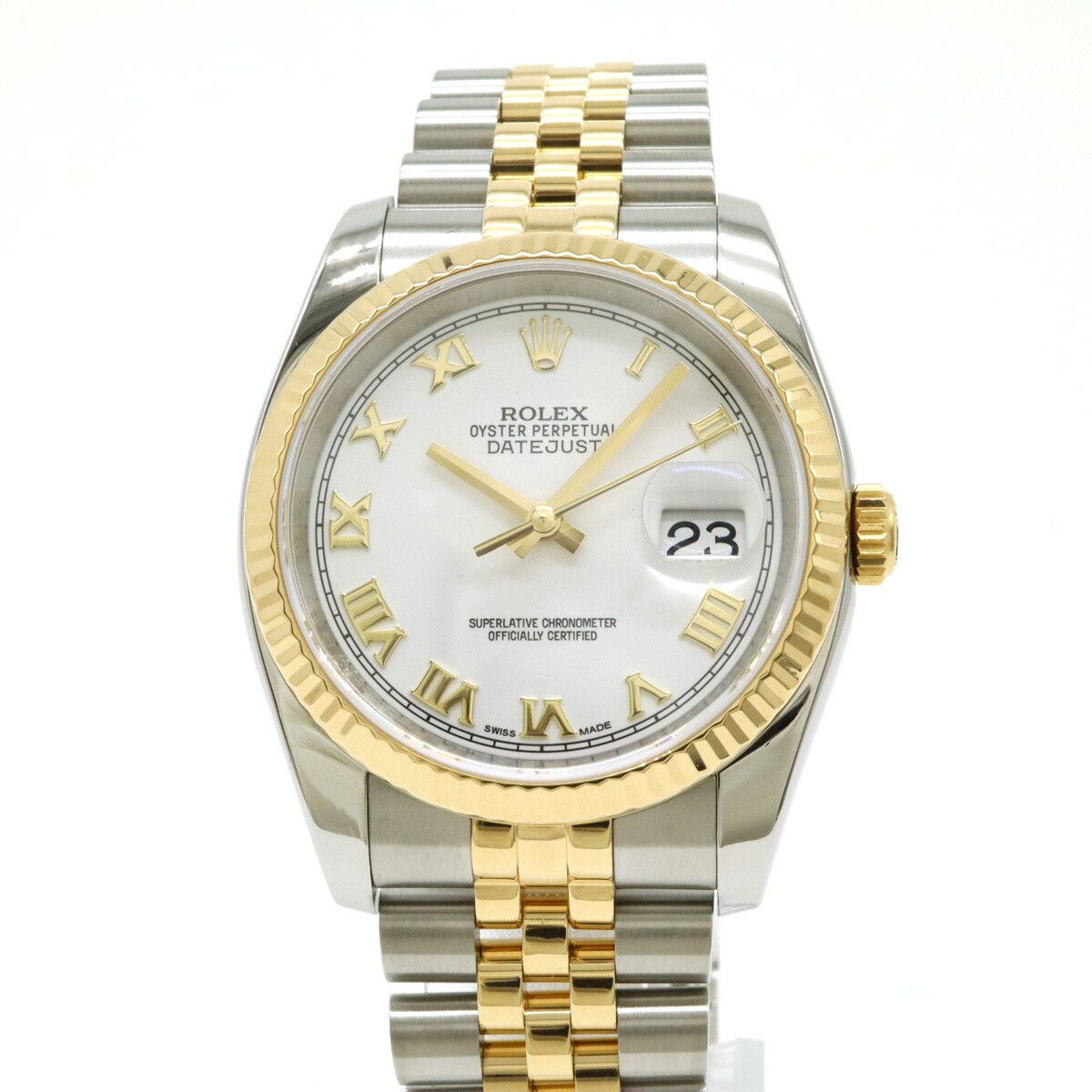 Rolex Rolex Rolex Datejust SS Au750 Automatic Metal Automatic 116233 DUTY FREE for USA Size ONE SIZE - 4 Thumbnail