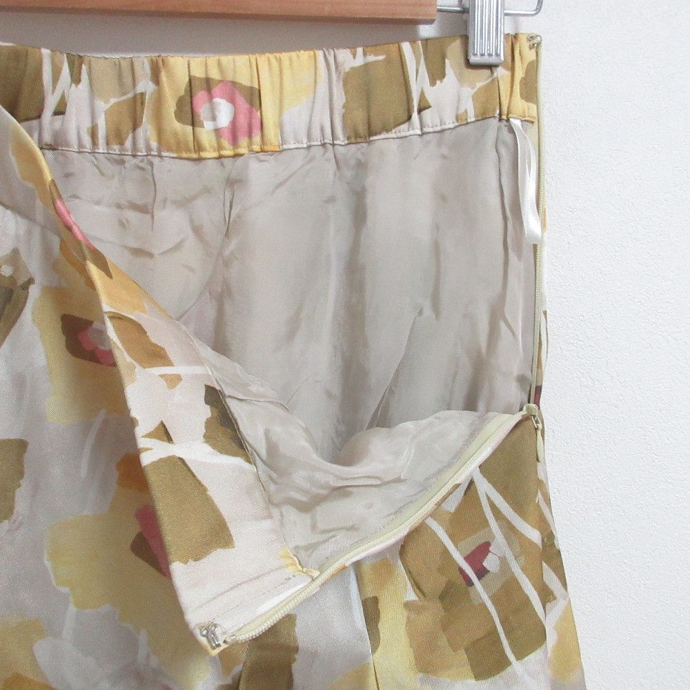 Other Other ANAYI Paint Flower Print Irregular Skirt Others Skirts DUTY FREE for USA Size ONE SIZE - 4 Thumbnail