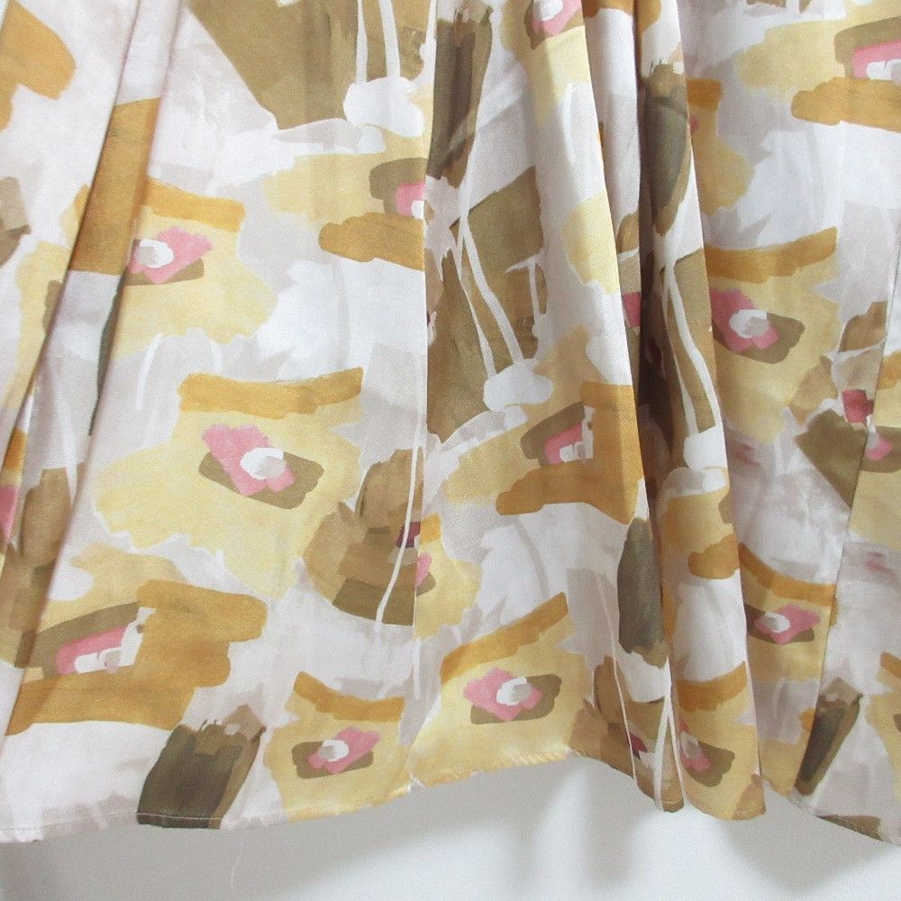 Other Other ANAYI Paint Flower Print Irregular Skirt Others Skirts DUTY FREE for USA Size ONE SIZE - 5 Thumbnail