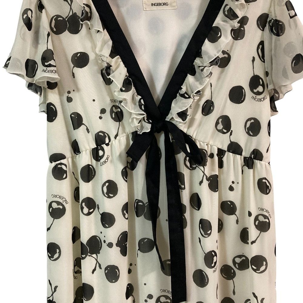 Other Other INGEBORG Fruit Pattern Dress Cotton Dresses DUTY FREE for USA Size ONE SIZE - 3 Thumbnail