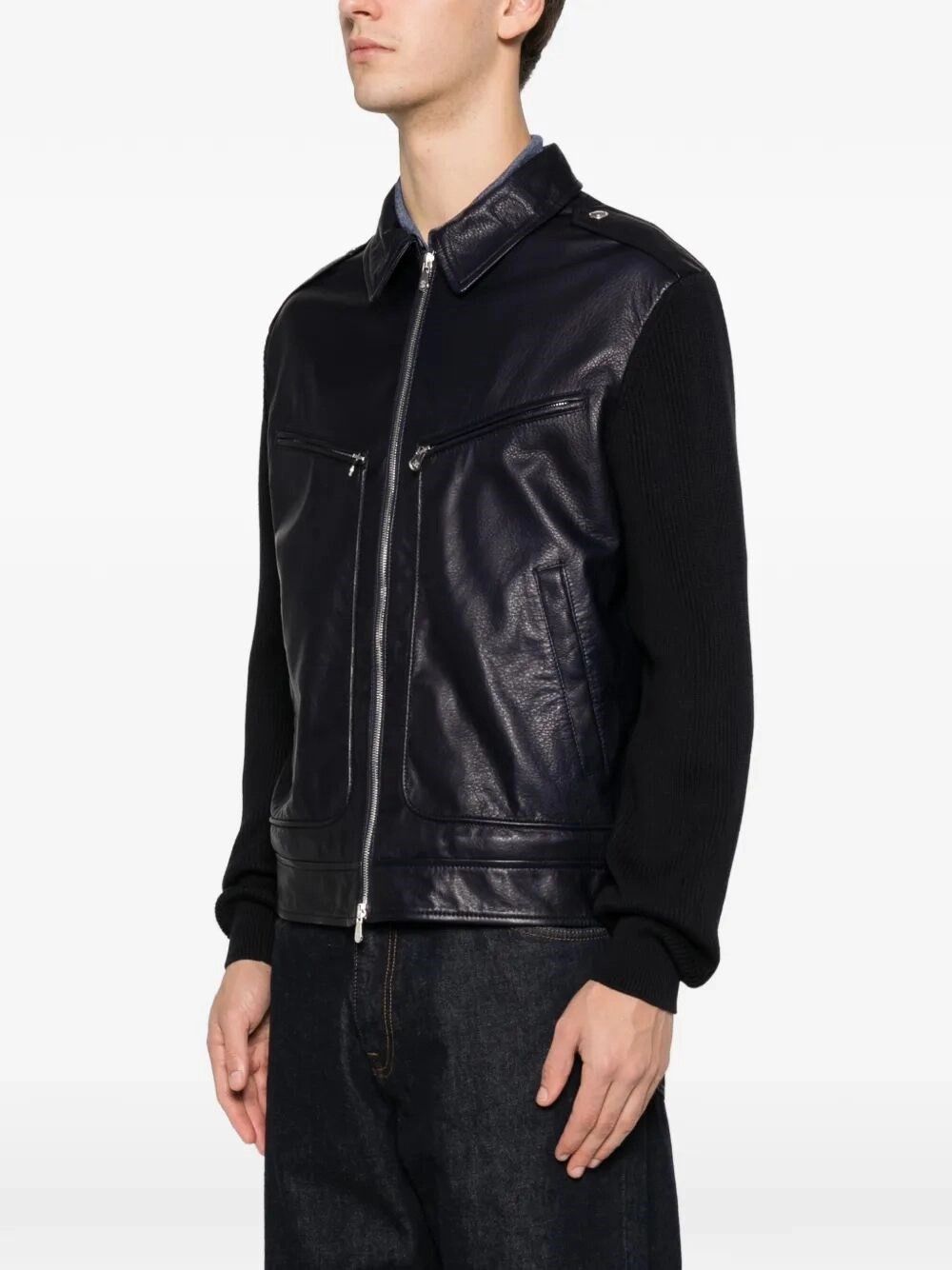 Brunello Cucinelli Leather Jacket Size US M / EU 48-50 / 2 - 4 Thumbnail