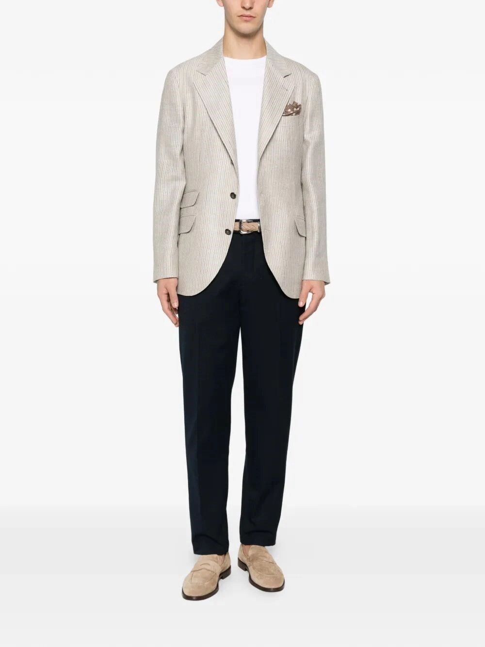 Brunello Cucinelli Deconstructed Blazer Size US XL / EU 56 / 4 - 2 Thumbnail