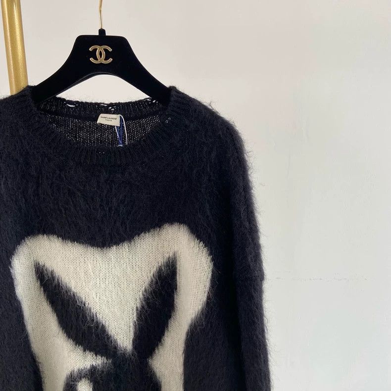 Saint Laurent Paris Saint Laurent Rabbit Pullover XL Size US XL / EU 56 / 4 - 3 Thumbnail