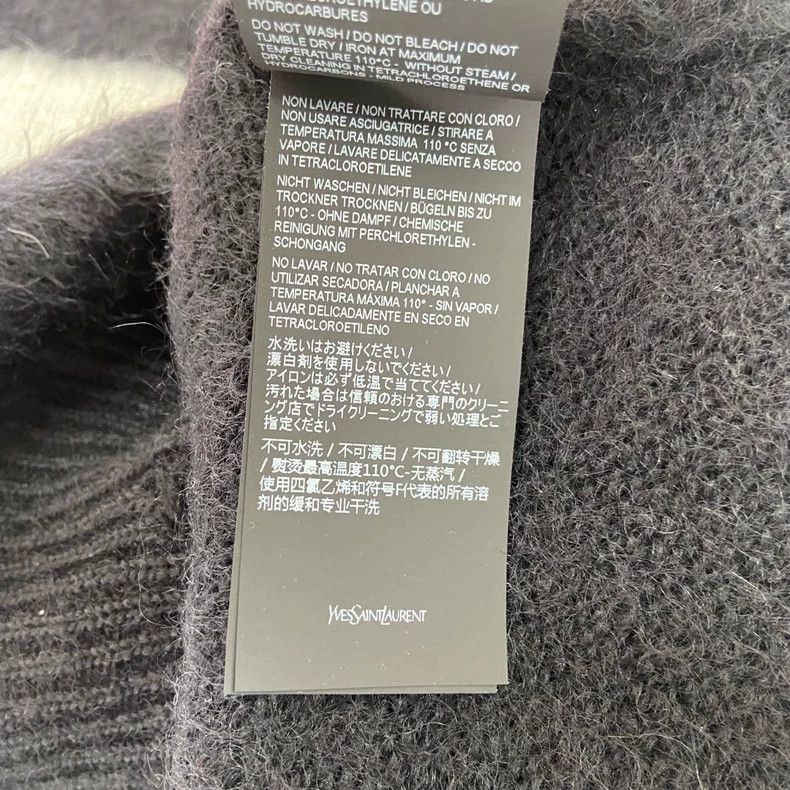 Saint Laurent Paris Saint Laurent Rabbit Pullover XL Size US XL / EU 56 / 4 - 8 Thumbnail
