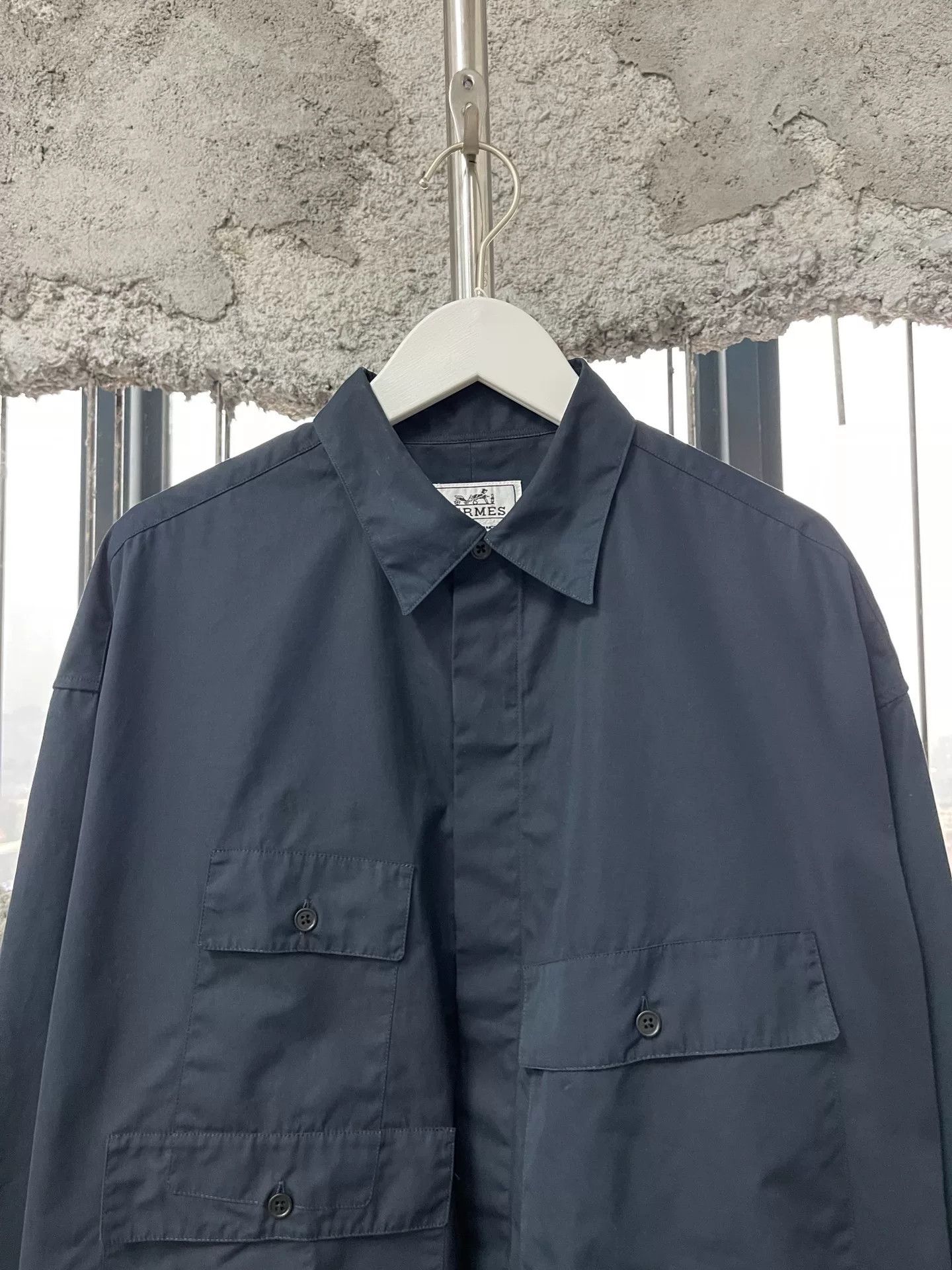 Hermes Hermes Multi-Pocket Shirt Size 39 Size US M / EU 48-50 / 2 - 3 Thumbnail