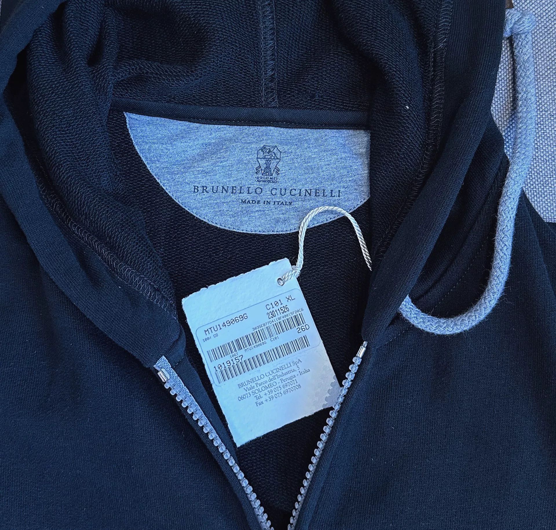 Brunello Cucinelli Brunello Cucinelli Cotton Hoodie Jacket Size US M / EU 48-50 / 2 - 5 Thumbnail