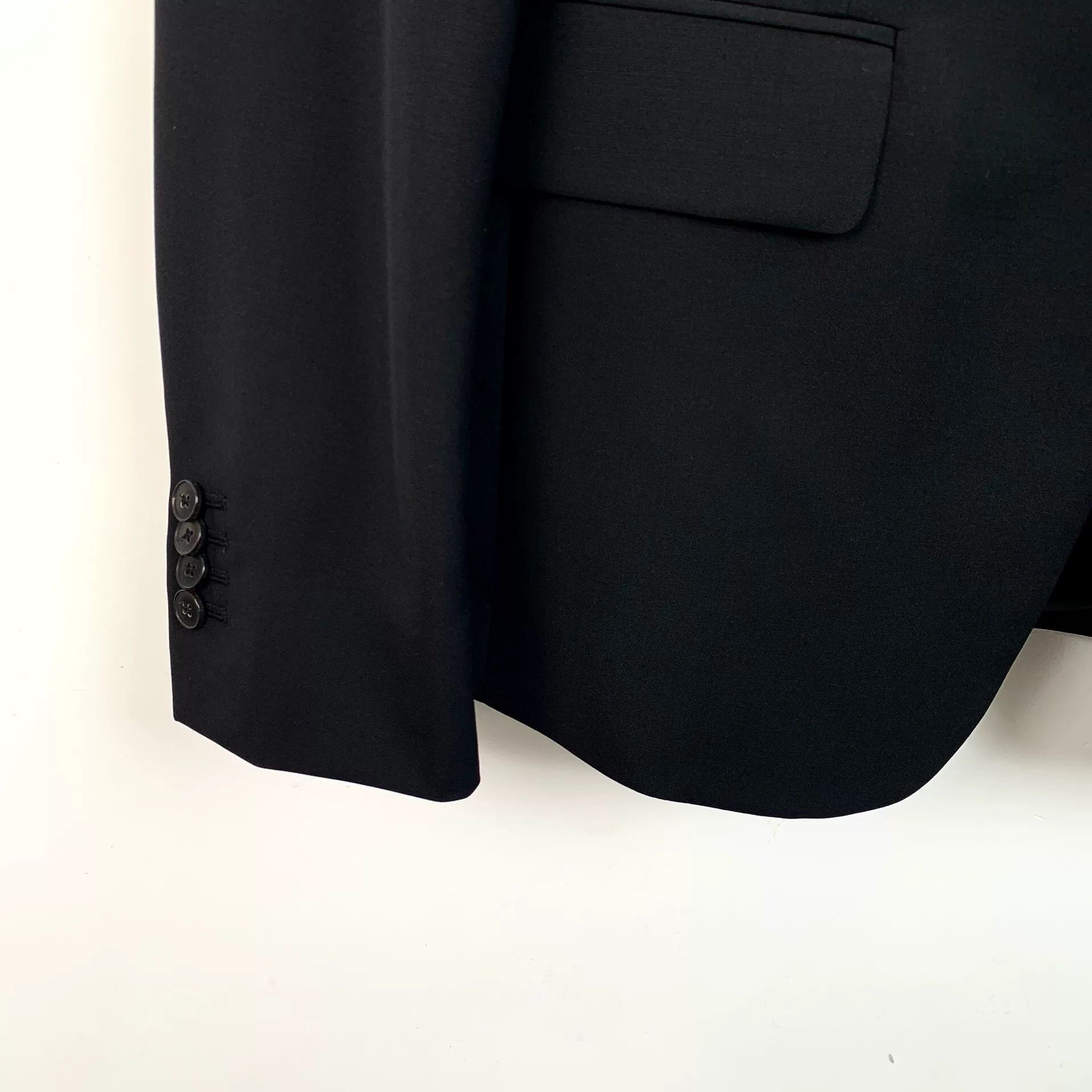 Valentino Valentino Black Collared Long-Sleeve Blazer Size US S / EU 44-46 / 1 - 4 Thumbnail