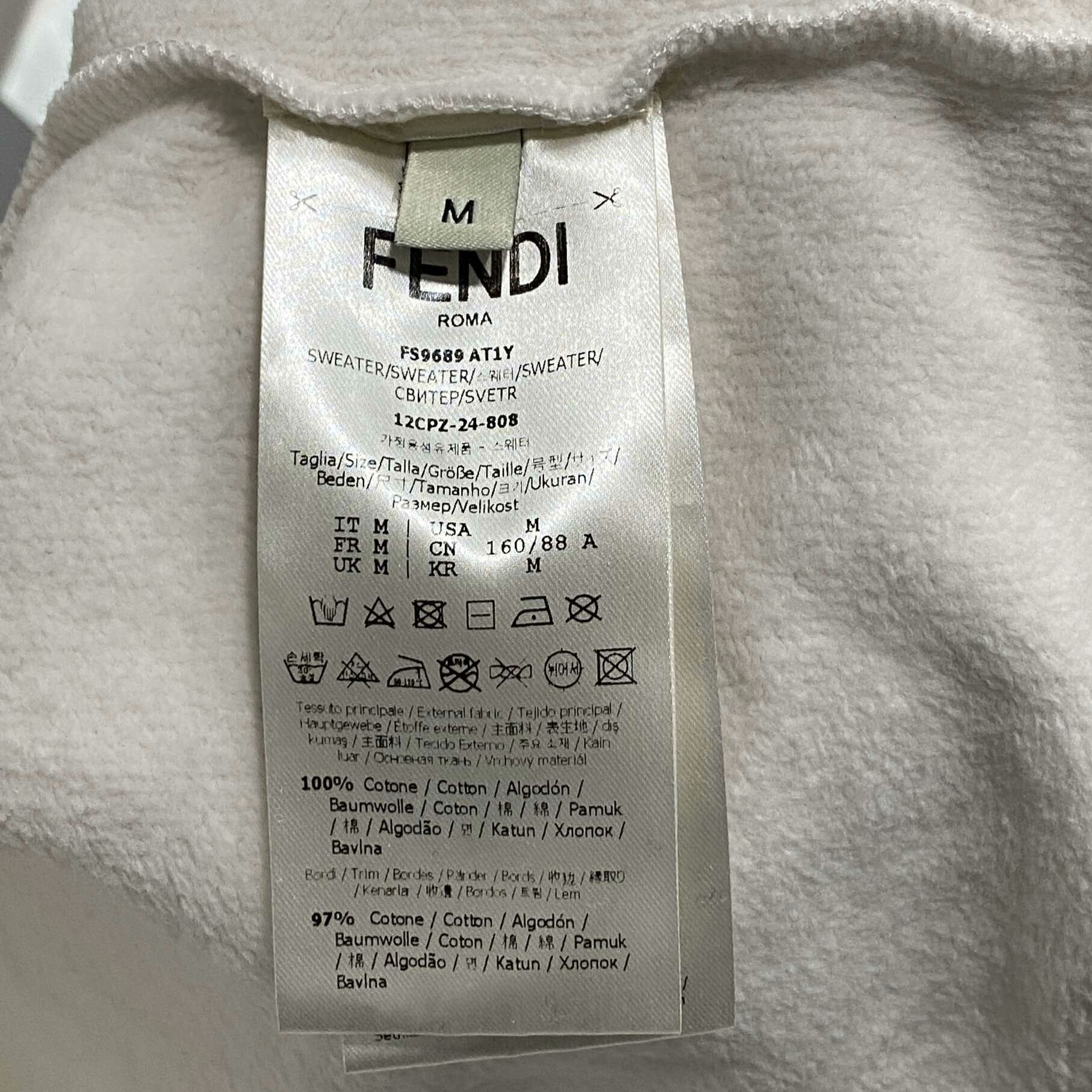 Fendi FENDI 2024 Sequin Logo Zip Jacket Size US M / EU 48-50 / 2 - 4 Thumbnail