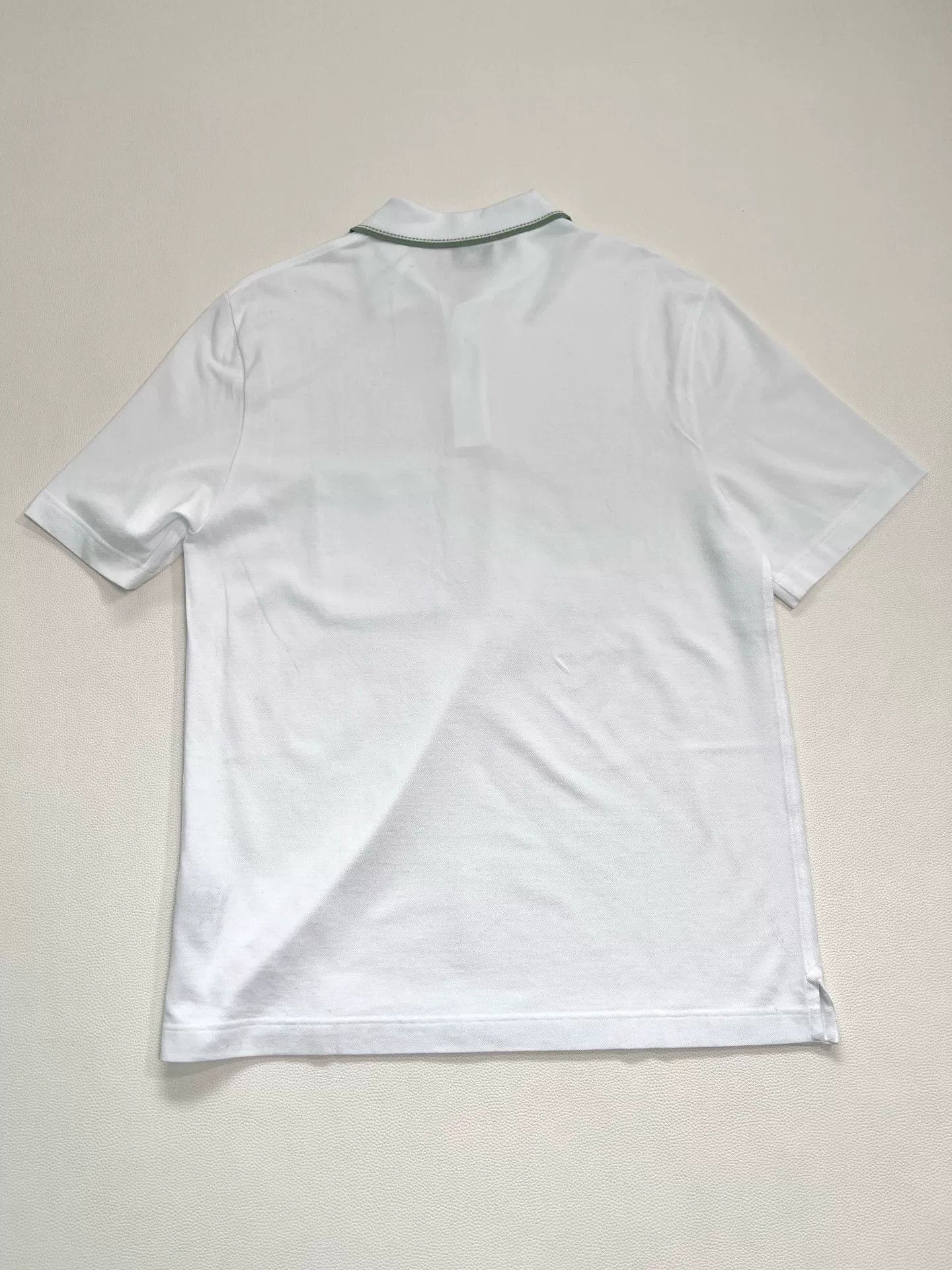 Hermes Hermes Men's New Polo Shirt Green Collar Size US M / EU 48-50 / 2 - 4 Thumbnail