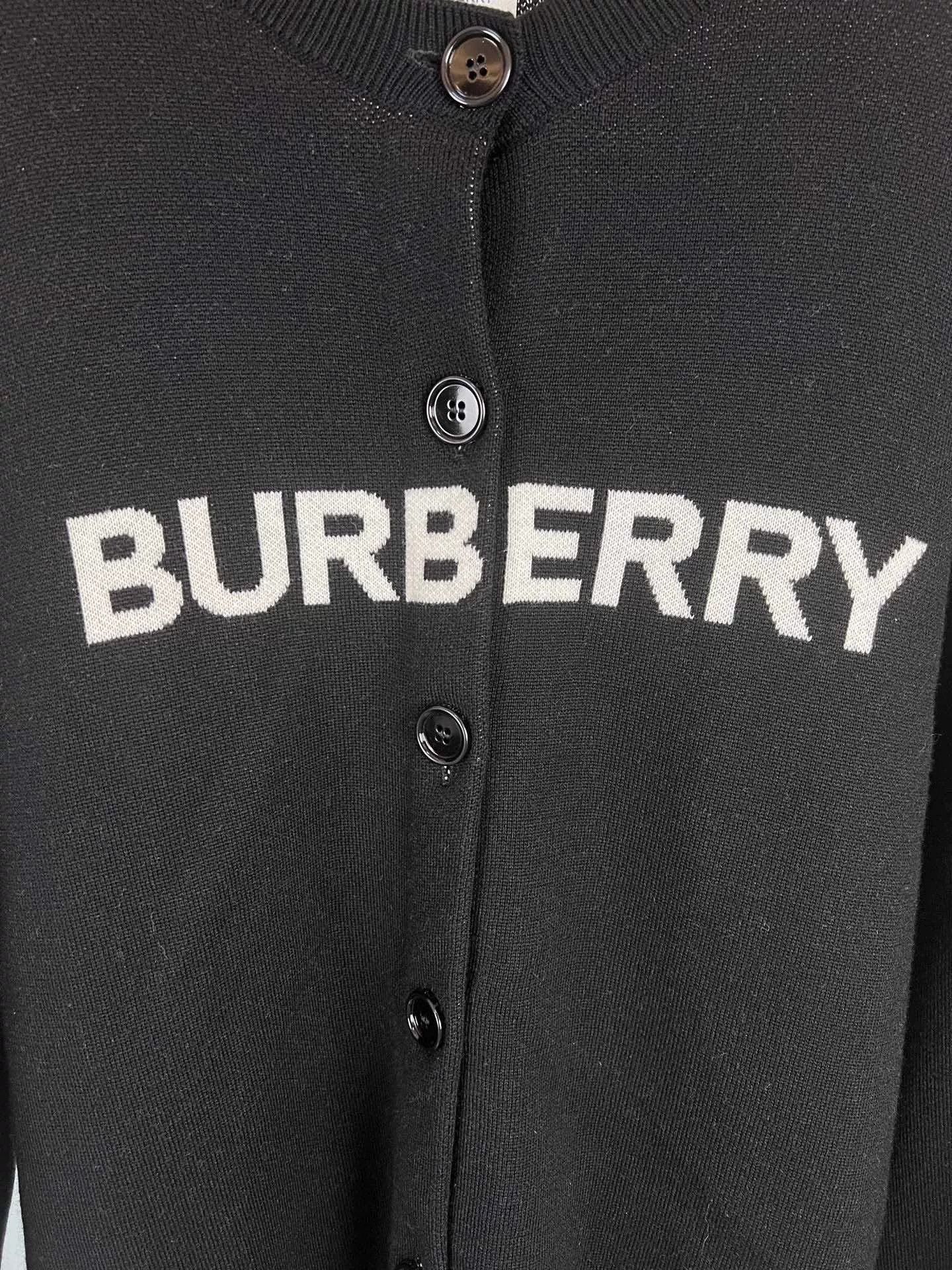 Burberry Burberry Logo Wool Cotton Cardigan Size US M / EU 48-50 / 2 - 6 Thumbnail