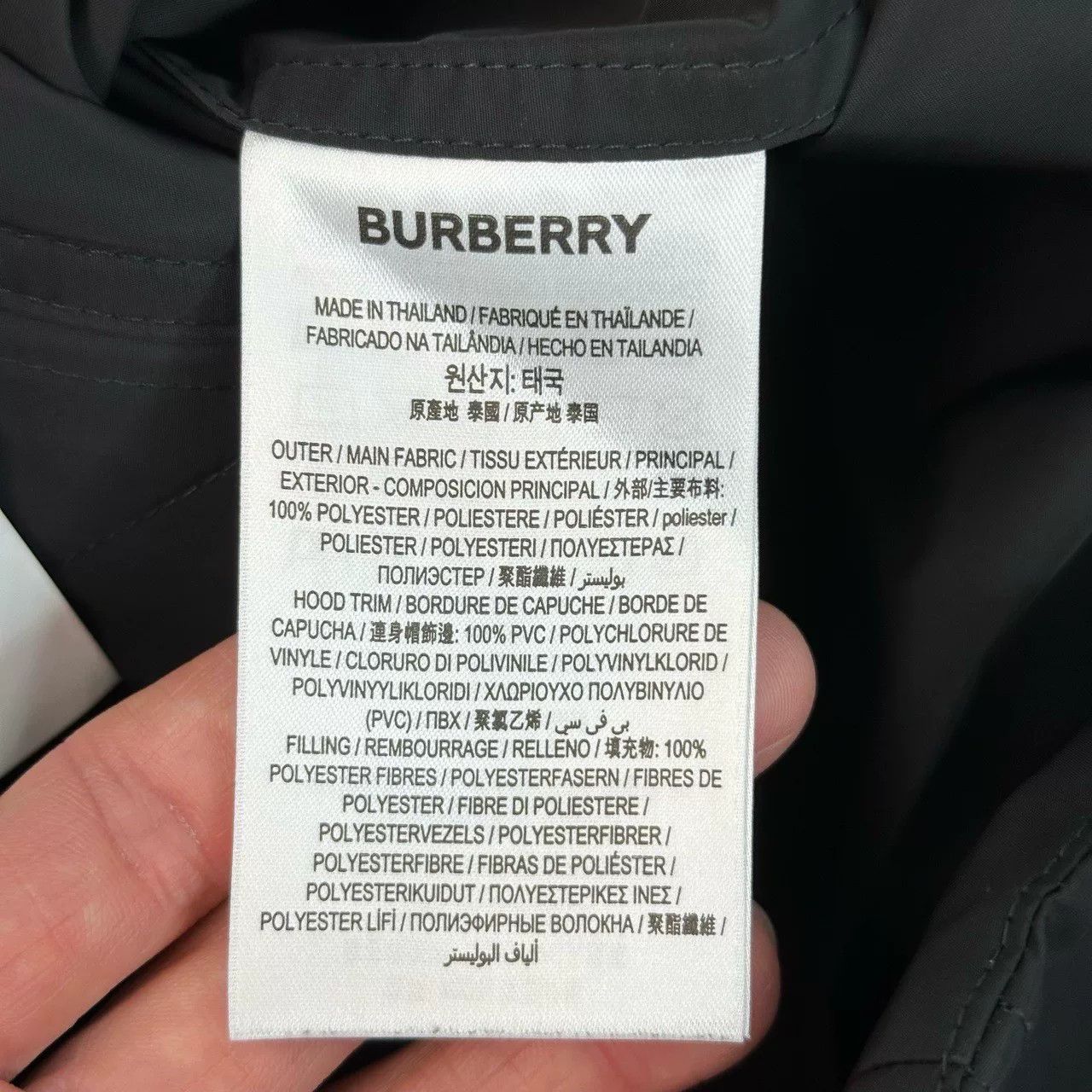 Burberry Burberry Black Hooded Label Jacket Size US S / EU 44-46 / 1 - 3 Thumbnail