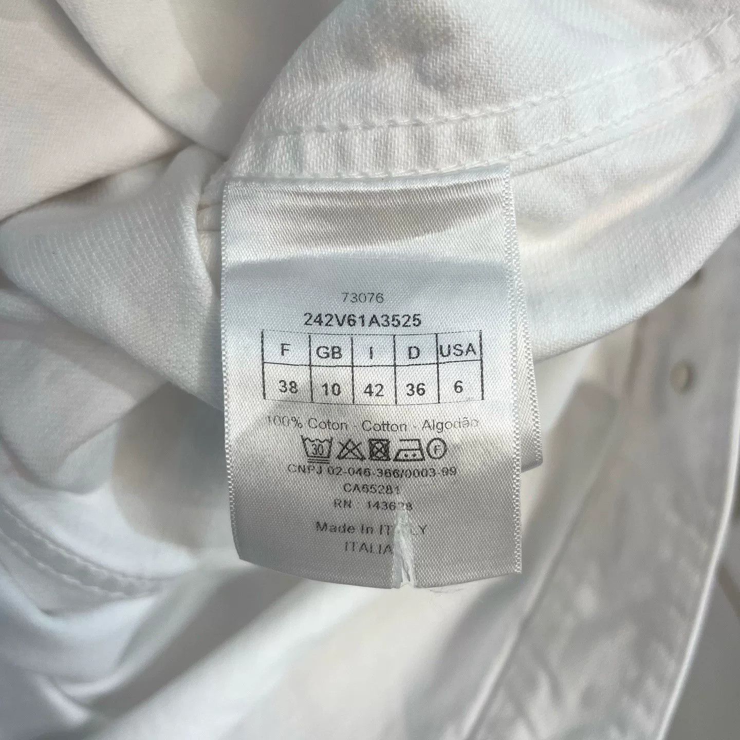 Dior Dior FW22 White Denim Jacket Size US M / EU 48-50 / 2 - 6 Thumbnail