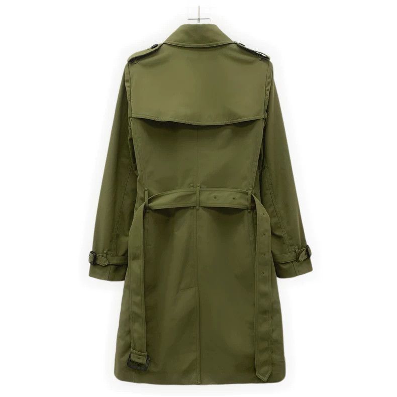 Burberry Burberry Green Trench Coat with Belt Size US S / EU 44-46 / 1 - 2 Thumbnail