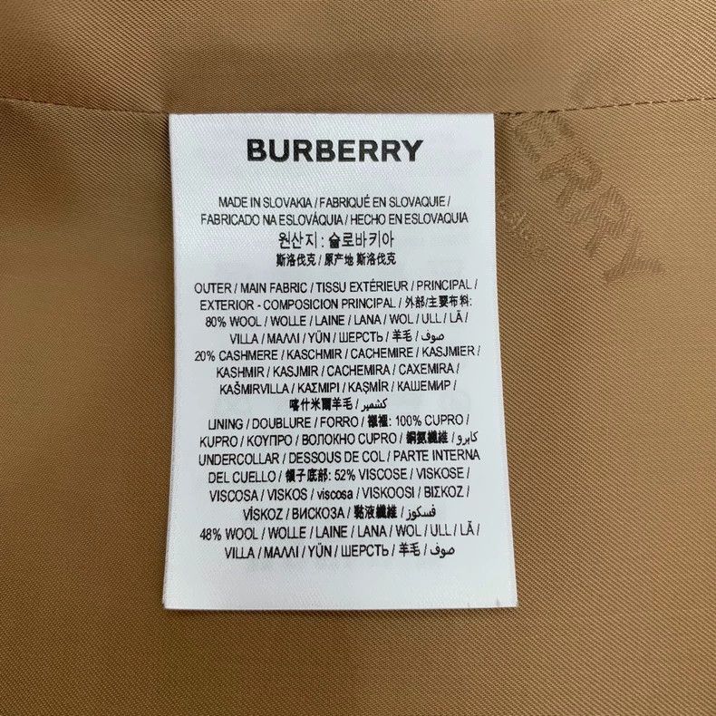 Burberry Burberry Brown Wool Cashmere Blend Coat Size US XS / EU 42 / 0 - 7 Thumbnail