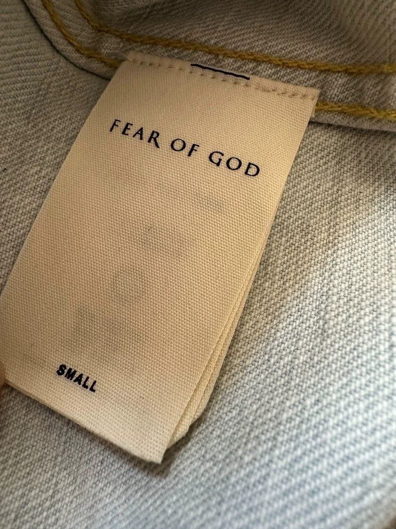 Fear of God Fear of God 5th Ice Blue Denim Jacket Size US S / EU 44-46 / 1 - 6 Thumbnail