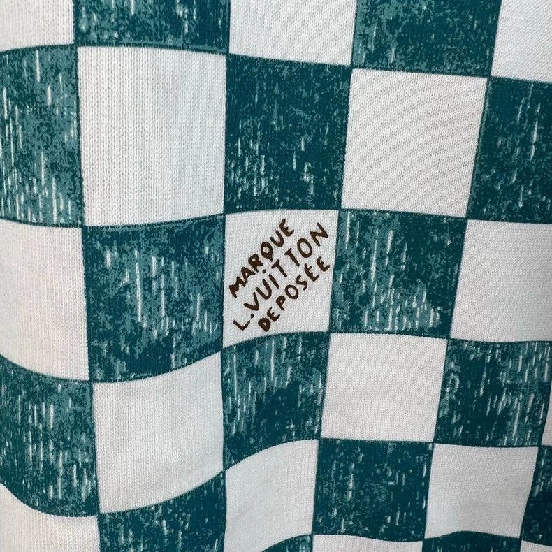 Louis Vuitton Louis Vuitton Checkerboard Fleece Sweatshirt Size US XXL / EU 58 / 5 - 6 Thumbnail