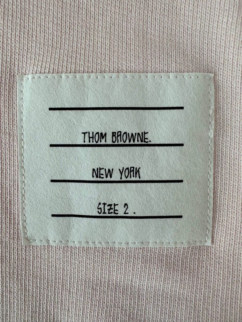 Thom Browne Thom Browne Pink Hoodie Sweatshirt Size US XS / EU 42 / 0 - 4 Thumbnail