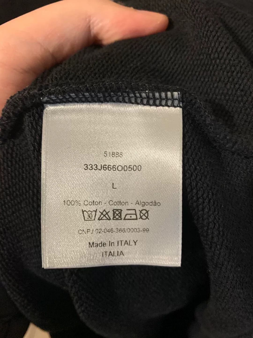 Dior dior black honeybee sweatshirt size L Size US L / EU 52-54 / 3 - 3 Thumbnail