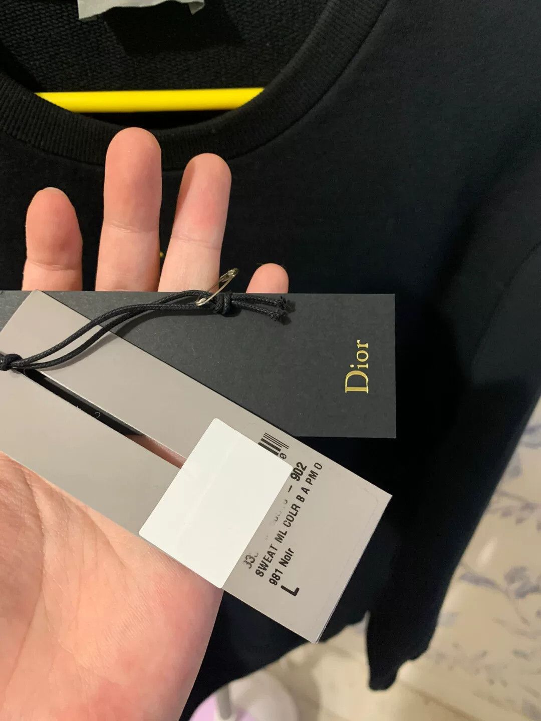 Dior dior black honeybee sweatshirt size L Size US L / EU 52-54 / 3 - 6 Thumbnail
