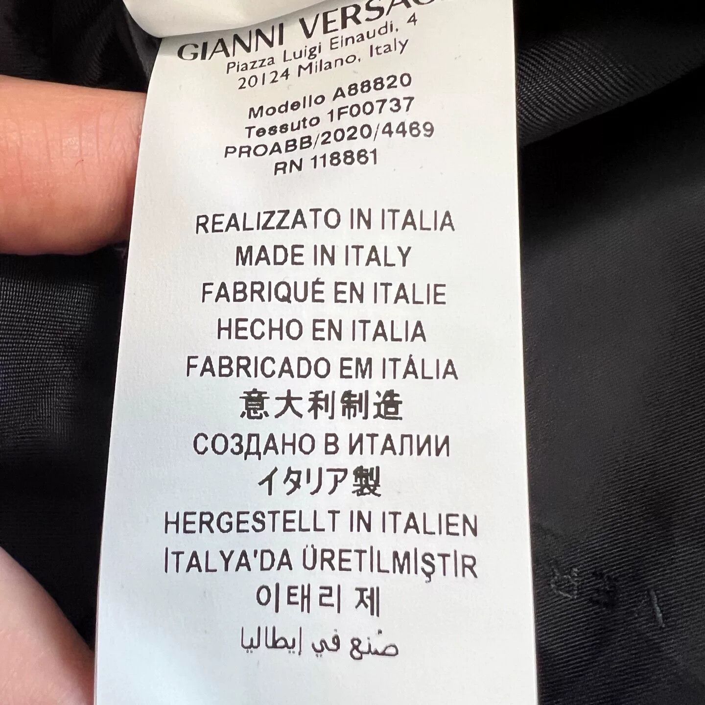 Versace versace men's wool suit deep blue Size US L / EU 52-54 / 3 - 7 Thumbnail