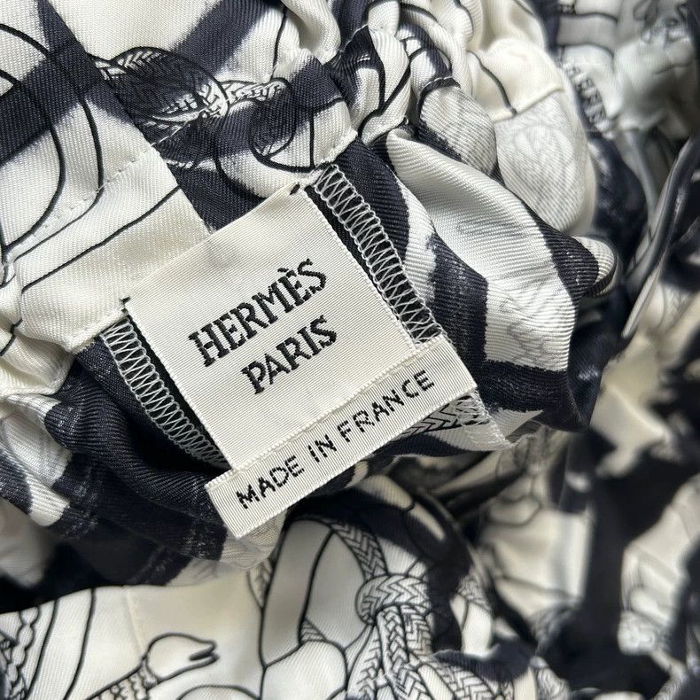 Hermes Hermes Black White Print Shorts Size US 34 / EU 50 - 5 Thumbnail
