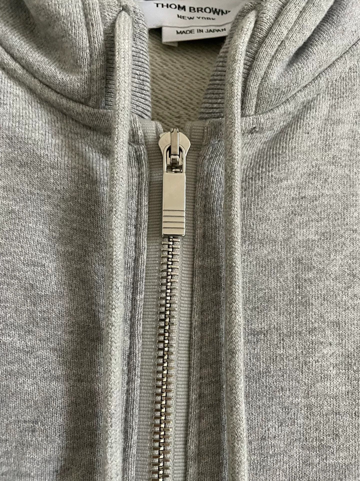 Thom Browne thom browne gray hoodie with zipper Size US M / EU 48-50 / 2 - 3 Thumbnail