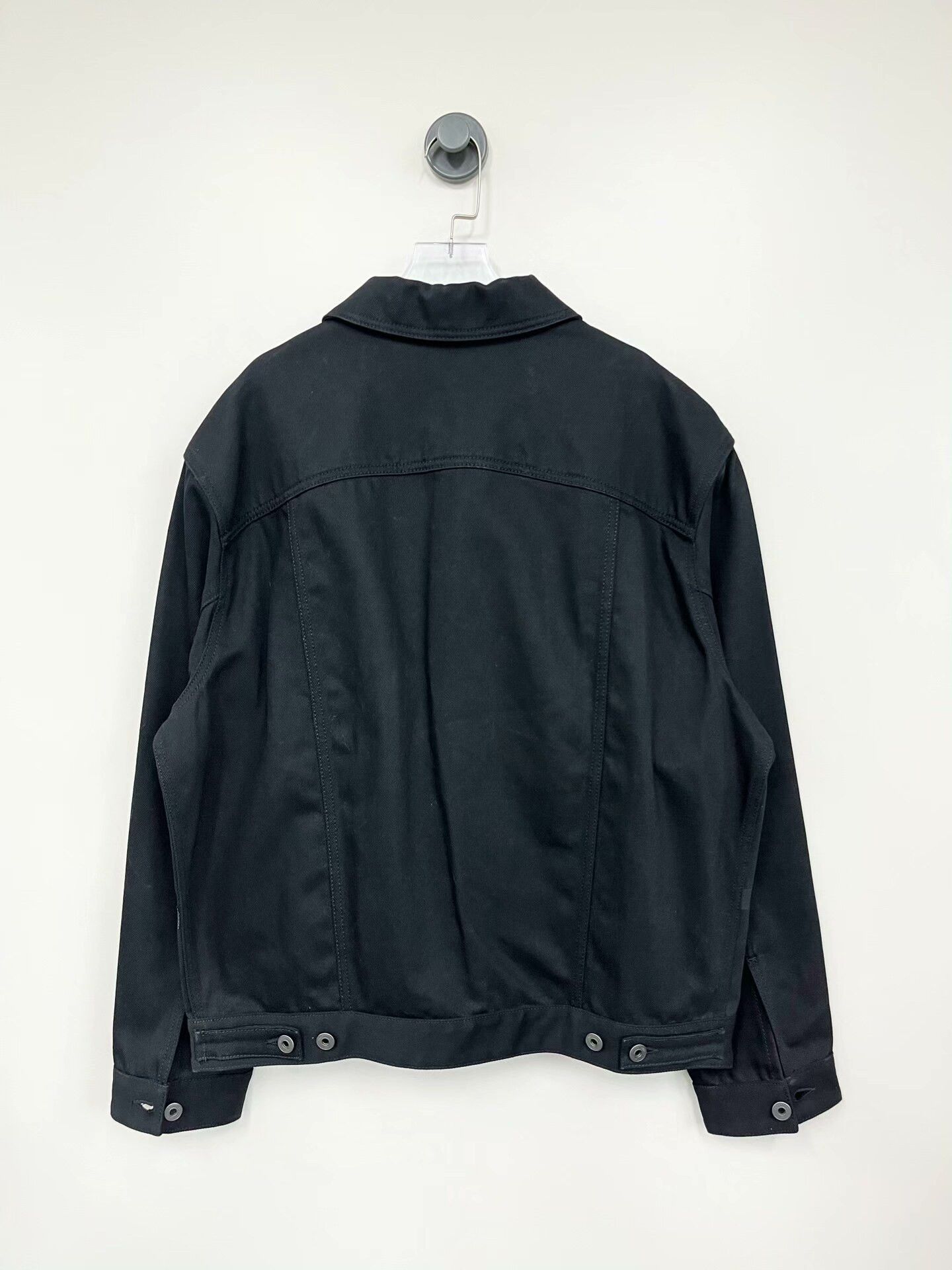 Valentino Valentino Black Logo Denim Jacket Size US M / EU 48-50 / 2 - 2 Thumbnail