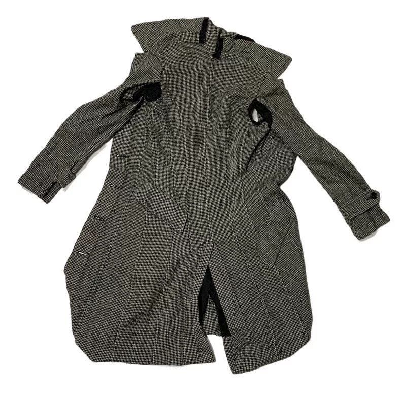 Junya Watanabe gray houndstooth jacket by junya watanabe Size US M / EU 48-50 / 2 - 7 Thumbnail