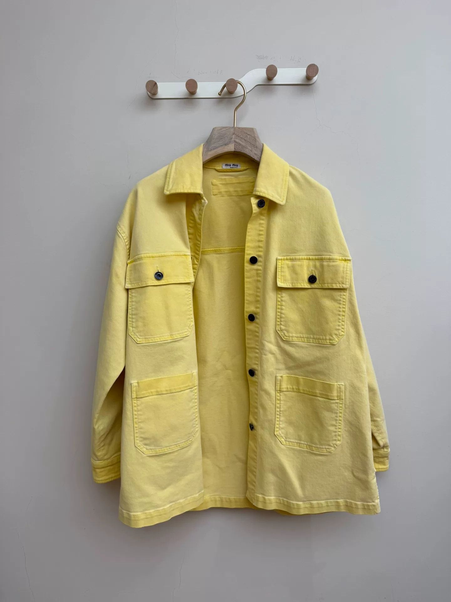 Miu Miu miumiu yellow pocket shirt size 36 Size US S / EU 44-46 / 1 - 4 Thumbnail