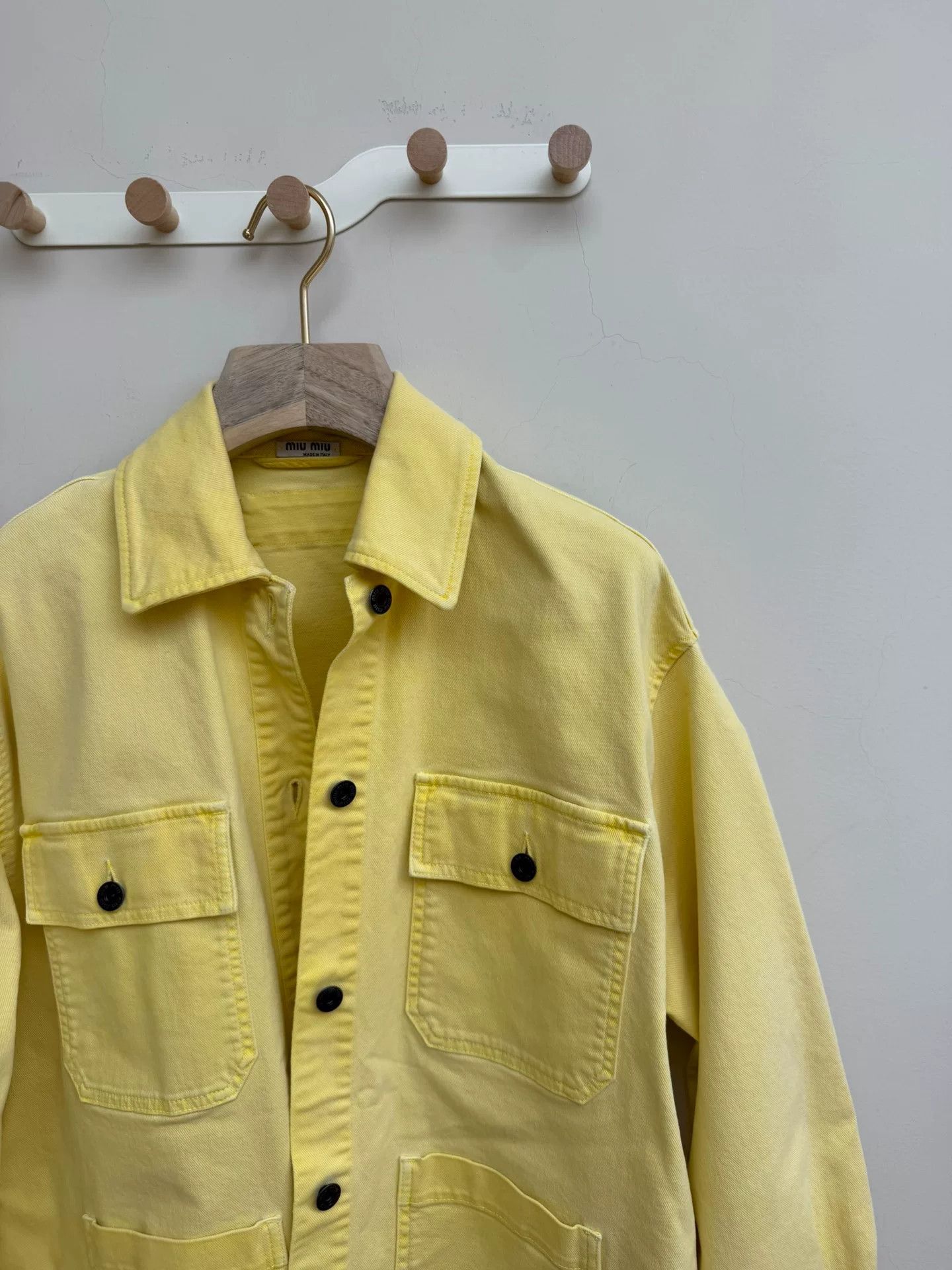 Miu Miu miumiu yellow pocket shirt size 36 Size US S / EU 44-46 / 1 - 5 Thumbnail