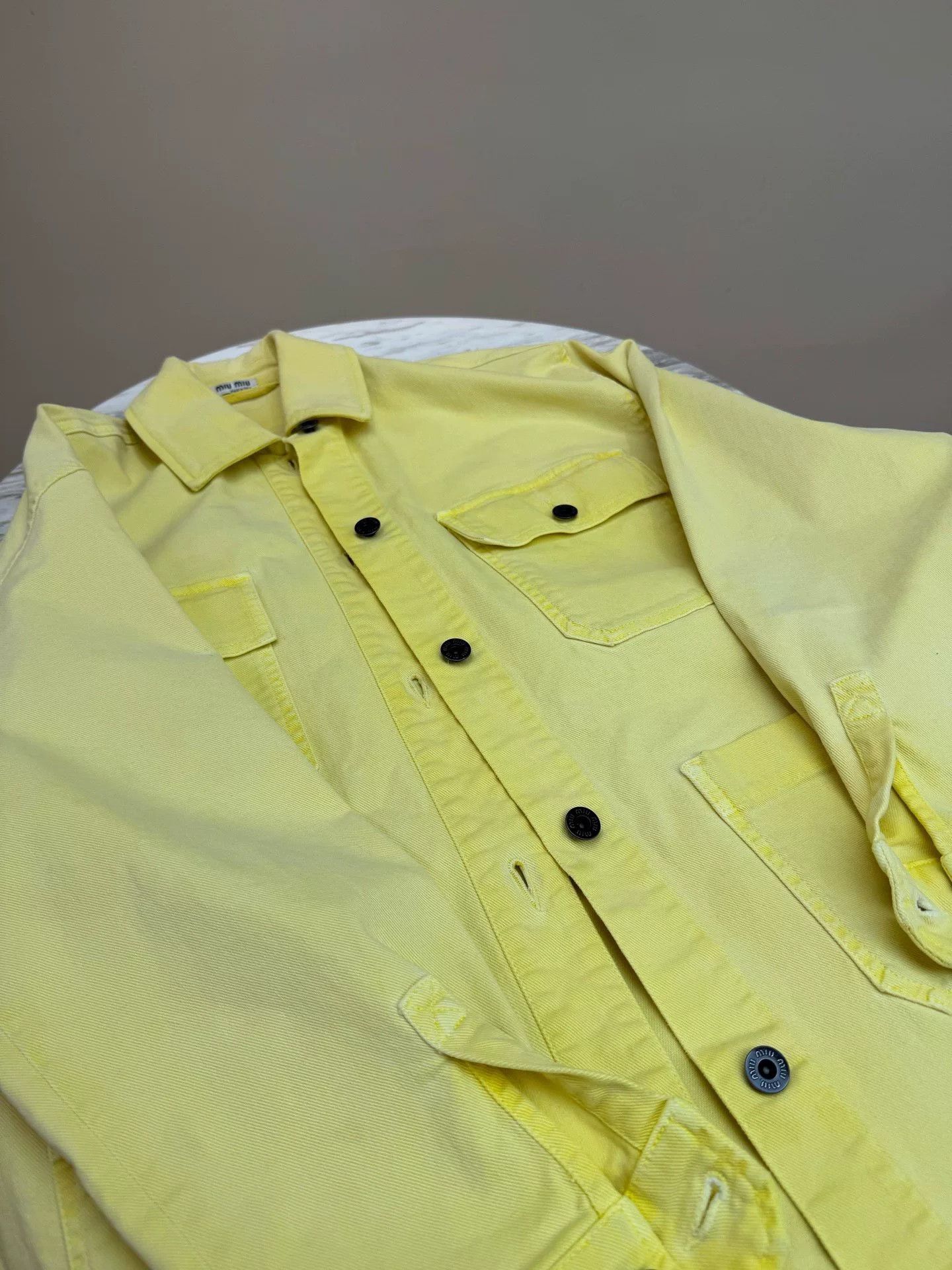Miu Miu miumiu yellow pocket shirt size 36 Size US S / EU 44-46 / 1 - 9 Thumbnail
