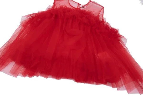 Comme des Garcons COMME des GARCONS Red Tulle Top Size US M / EU 48-50 / 2 - 6 Thumbnail