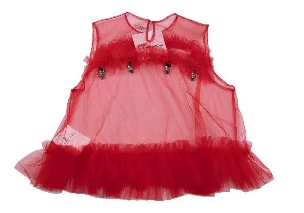 Comme des Garcons COMME des GARCONS Red Tulle Top Size US M / EU 48-50 / 2 - 4 Thumbnail