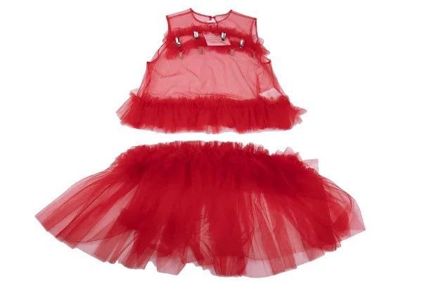 Comme des Garcons COMME des GARCONS Red Tulle Top Size US M / EU 48-50 / 2 - 7 Thumbnail