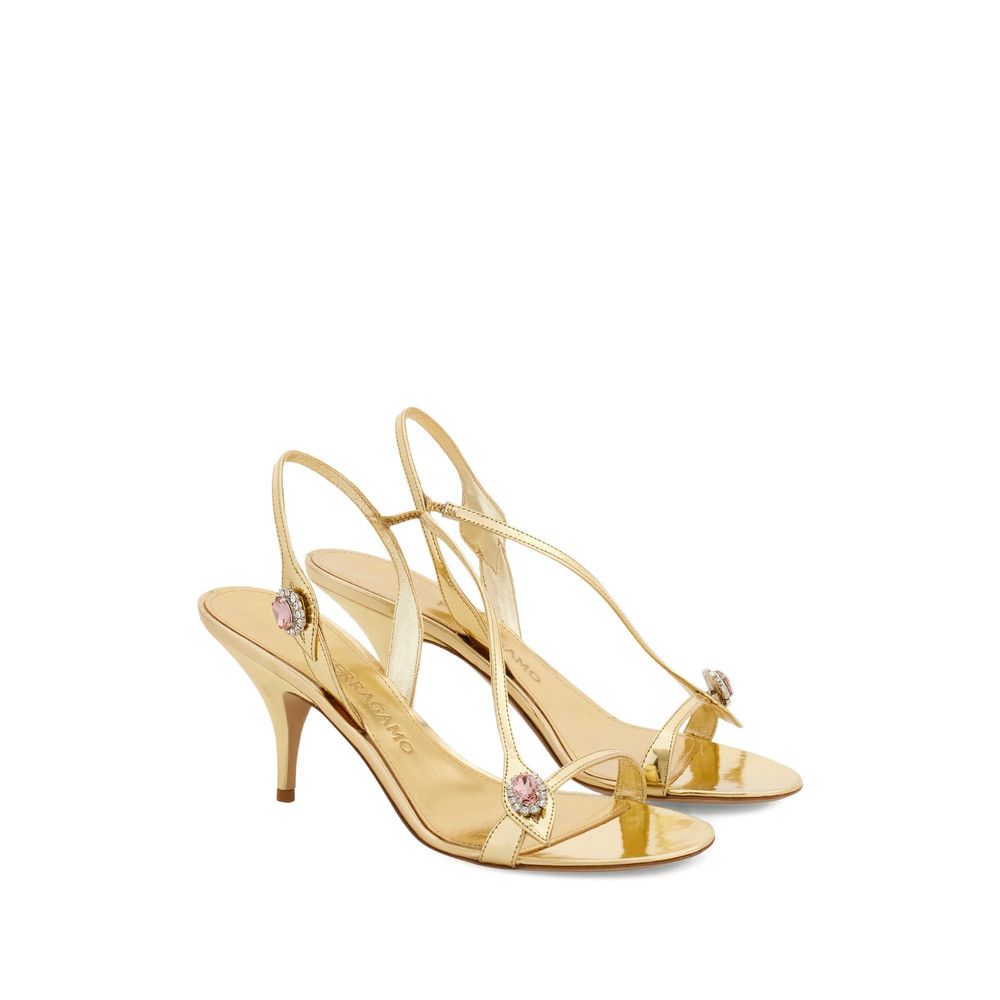Salvatore Ferragamo Ferragamo GOLD Boots Size US 5.5 / IT 35.5 - 2 Thumbnail