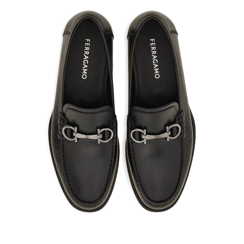 Salvatore Ferragamo Ferragamo BLACK Loafers Size US 8 / EU 41 - 4 Thumbnail