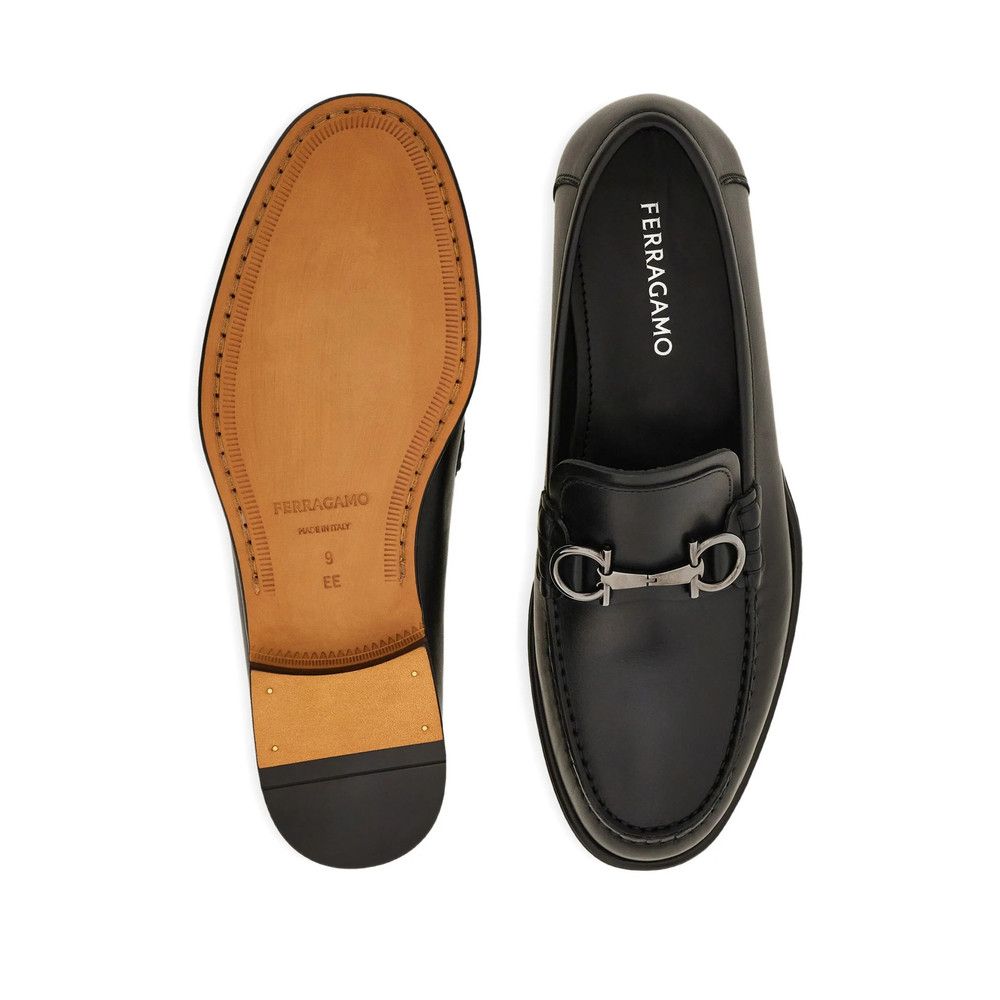 Salvatore Ferragamo Ferragamo BLACK Loafers Size US 10.5 / EU 43-44 - 2 Thumbnail