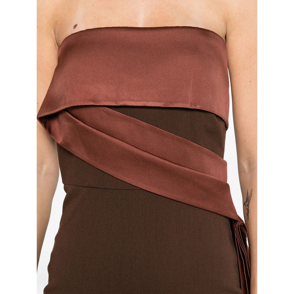 Roland Mouret Roland Mouret BROWN Dresses - Cocktail & Party Dresses Size XL / US 12-14 / IT 48-50 - 5 Thumbnail