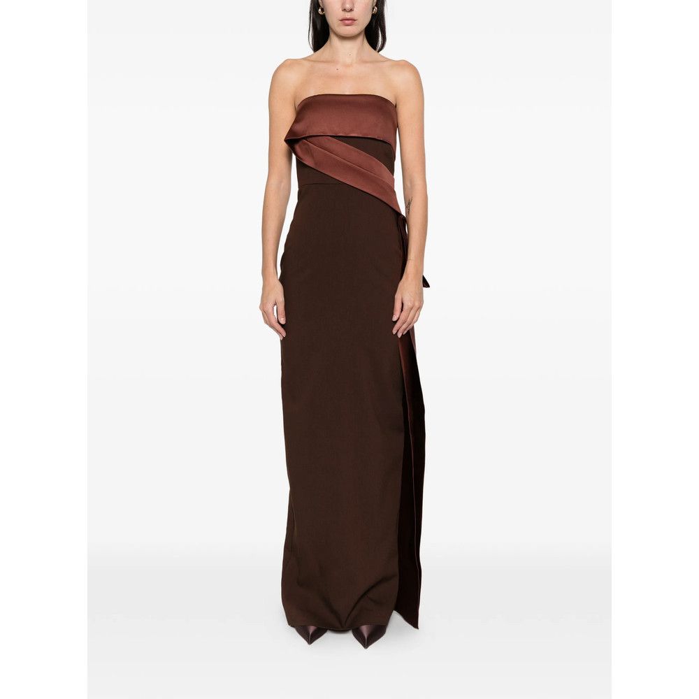 Roland Mouret Roland Mouret BROWN Dresses - Cocktail & Party Dresses Size XL / US 12-14 / IT 48-50 - 3 Thumbnail