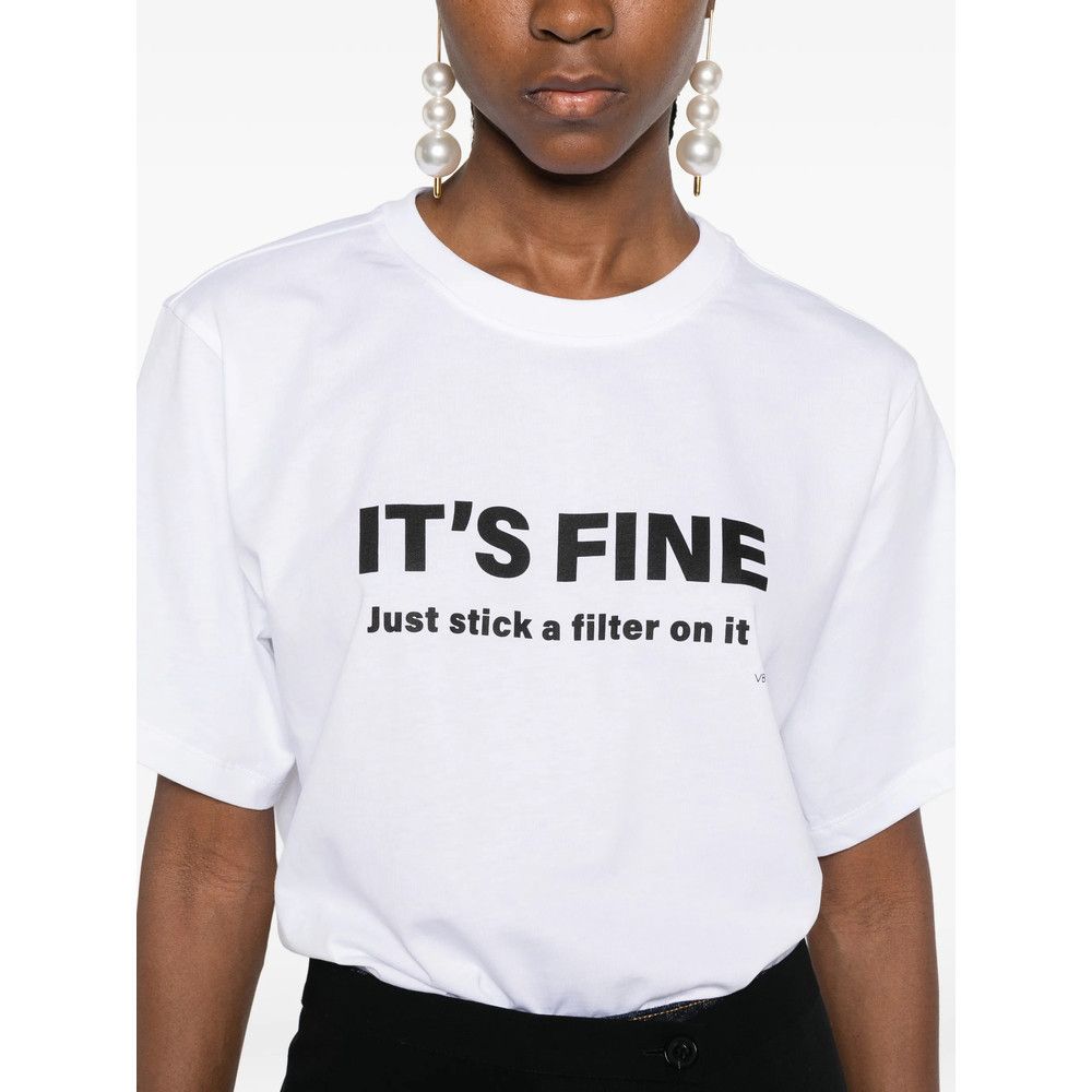 Victoria Beckham Victoria Beckham WHITE Tops - T-shirts & Jerseys Size S / US 4 / IT 40 - 2 Thumbnail