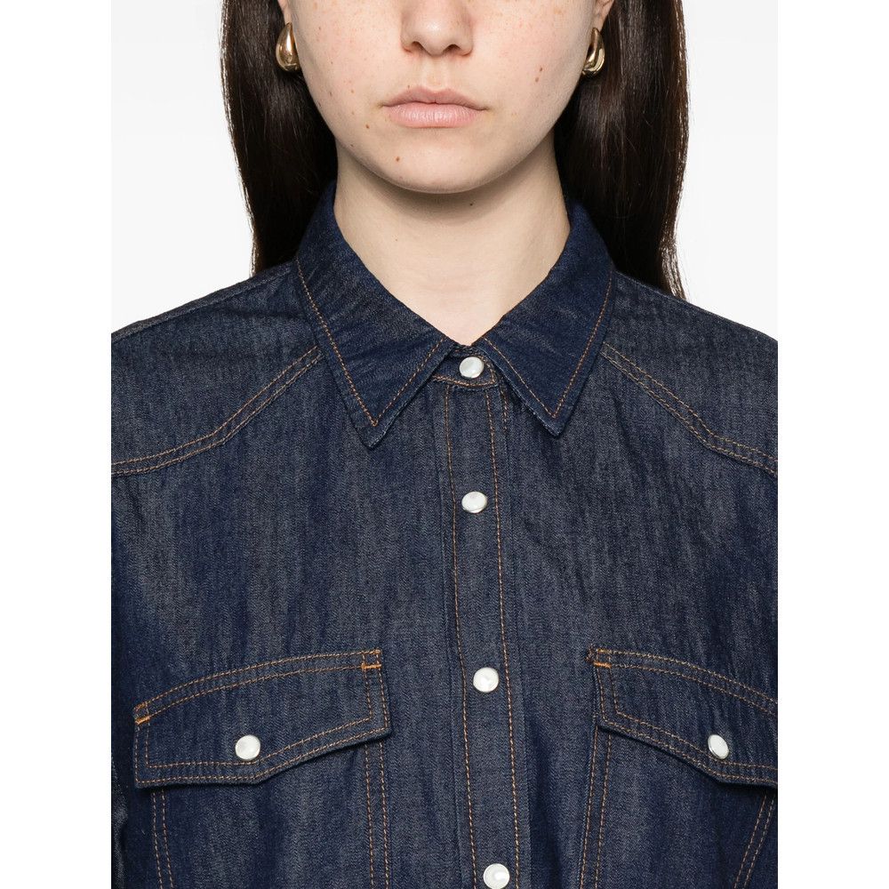 KHAITE Khaite BLUE Tops - Shirts Size S / US 4 / IT 40 - 2 Thumbnail
