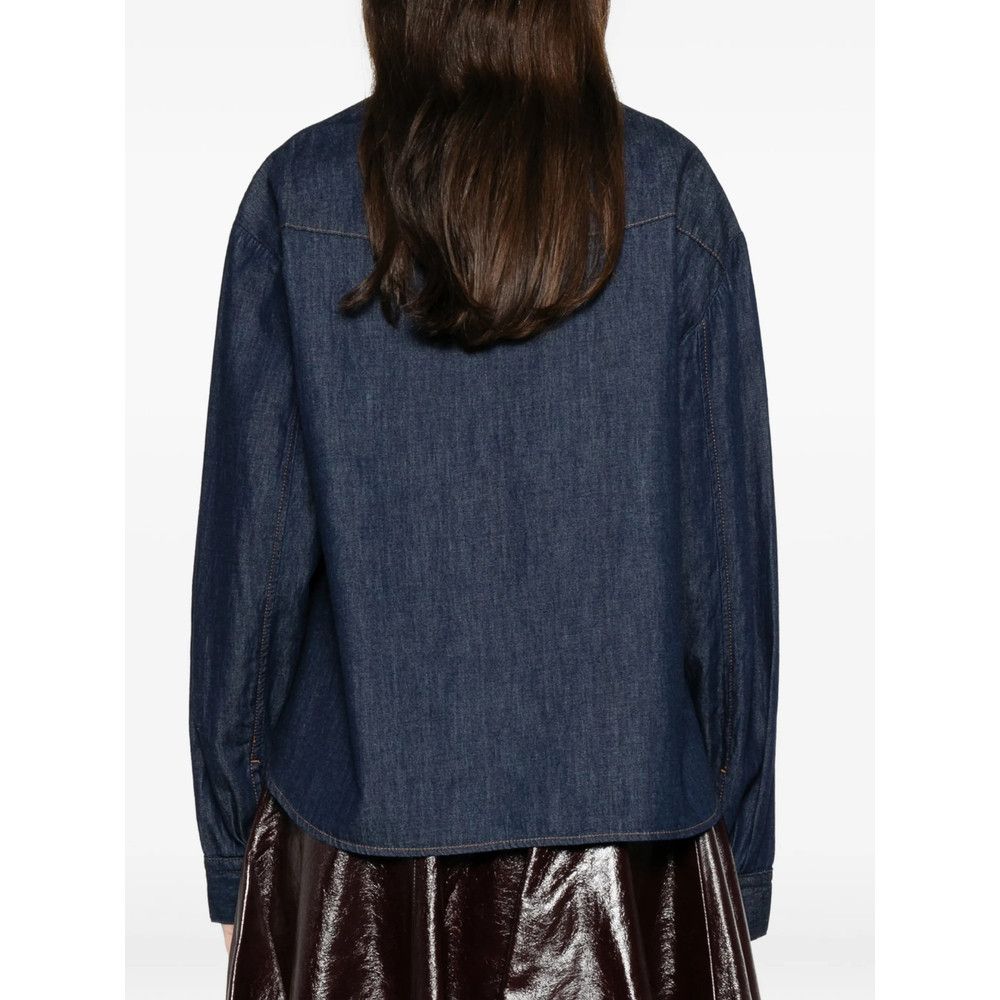 KHAITE Khaite BLUE Tops - Shirts Size S / US 4 / IT 40 - 3 Thumbnail