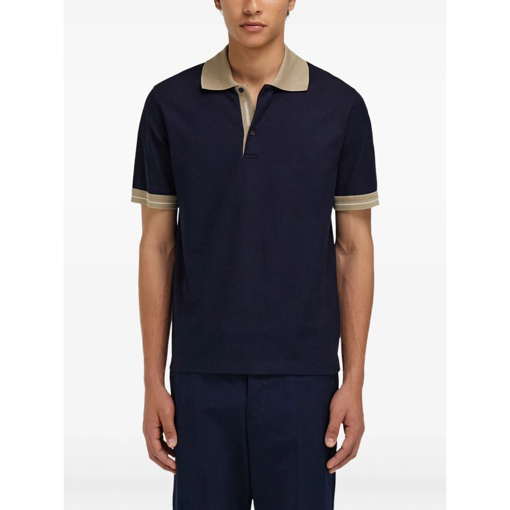 Salvatore Ferragamo Ferragamo BLUE Polo Shirts Size US S / EU 44-46 / 1 - 3 Thumbnail