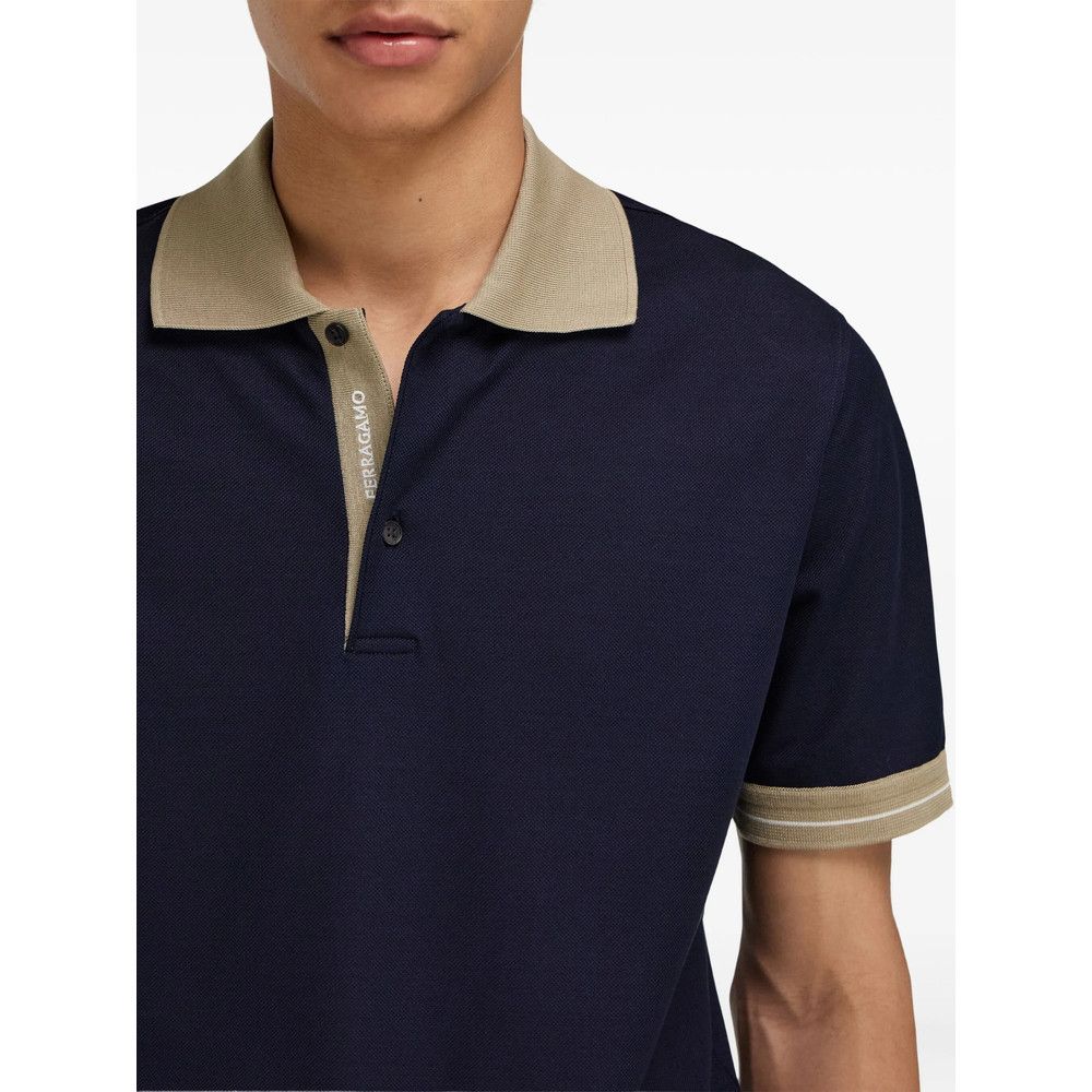 Salvatore Ferragamo Ferragamo BLUE Polo Shirts Size US S / EU 44-46 / 1 - 2 Thumbnail