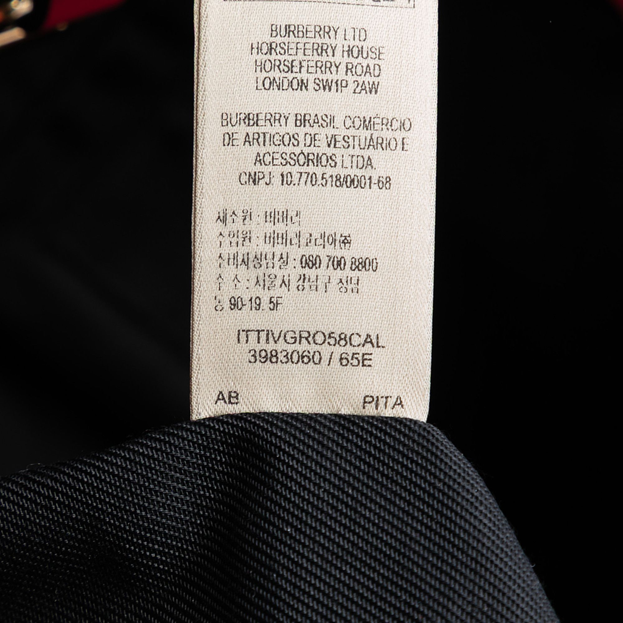 Burberry Burberry Small Haymarket Check Canvas and Leather Canterbury Tote Size ONE SIZE - 6 Thumbnail