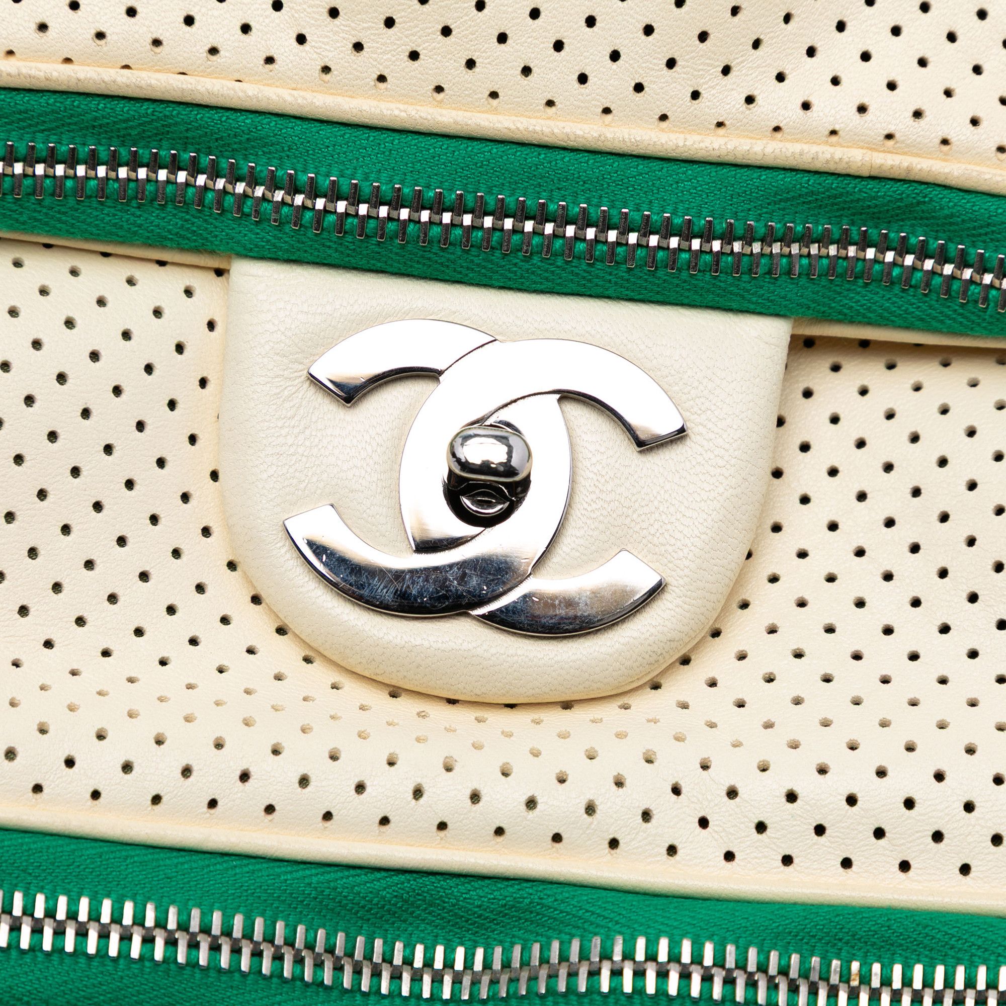 Chanel Chanel Perforated Calfskin Expandable Shoulder Bag Size ONE SIZE - 6 Thumbnail