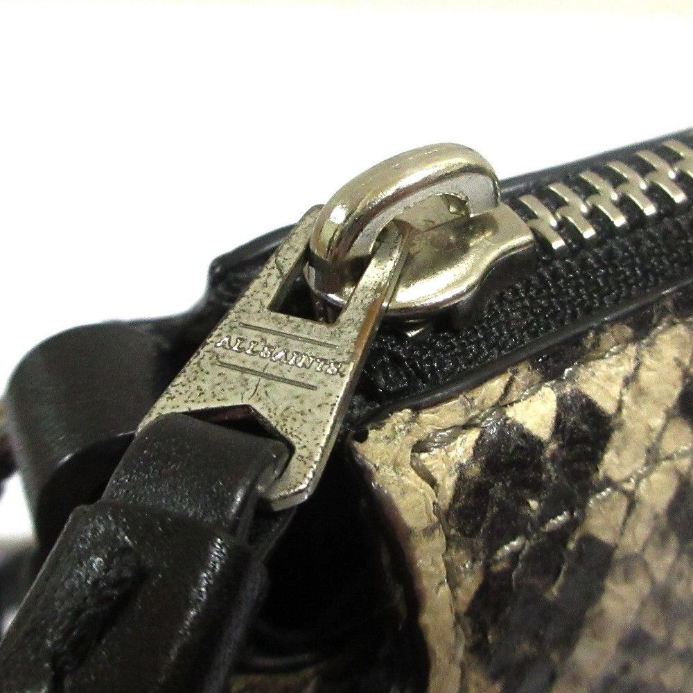 Other Other All Saints SLIVER MINI RND XBODY Python Embossed Shoulder Bag Leather Crossbody Bag DUTY FREE for USA Size ONE SIZE - 22 Thumbnail