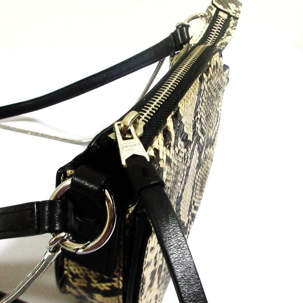 Other Other All Saints SLIVER MINI RND XBODY Python Embossed Shoulder Bag Leather Crossbody Bag DUTY FREE for USA Size ONE SIZE - 10 Thumbnail